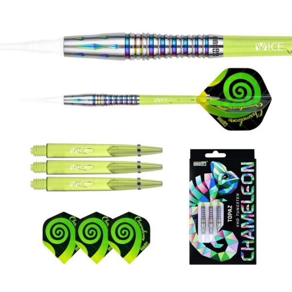 One80 Chameleon Topaz 90% Softtip - Afbeelding 2