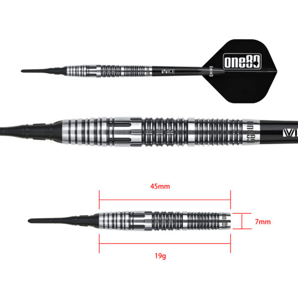One80 Mick Lacey Softtip V2 (Pre Order) - Afbeelding 2